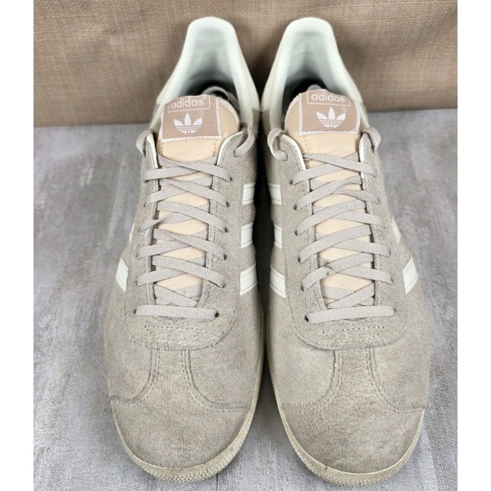 Adidas Mens Gazelle IG5796 Wonder Beige Suede Casual Shoes Sneakers Size 12